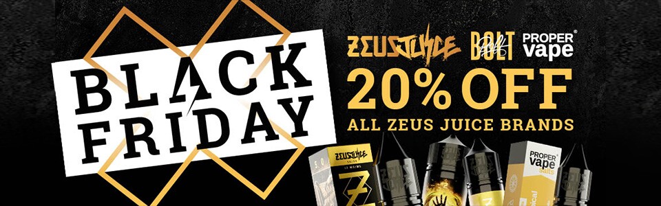 Zeus Juice Black Friday Promo