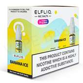 Banana Ice Nic Salt E-Liquid by Elfliq