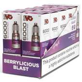 Berrylicious Blast Nic Salt E-Liquid by IVG 6000 Salts