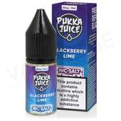 Blackberry Lime Nic Salt E-Liquid by Pukka Juice