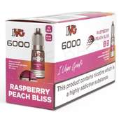 **Discontinued** Raspberry Peach Bliss Nic Salt E-Liquid by IVG 6000 Salts