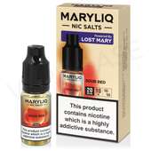 Sour Red Nic Salt E-Liquid by Maryliq