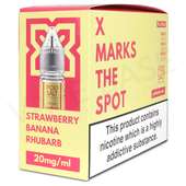 Strawberry Banana Rhubarb Nic Salt E-Liquid by Pod Salt Nexus
