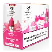 Strawberry Ice Cream Nic Salt E-Liquid by Crystal Clear