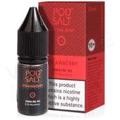 Strawberry Nicotine Salt E-Liquid by Pod Salt