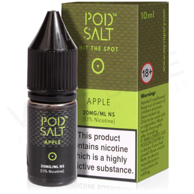 Apple Nicotine Salt E-Liquid by Pod Salt