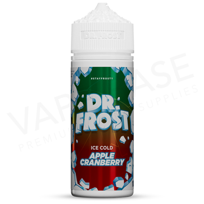 Apple Cranberry E-Liquid by Dr Frost Polar Ice Shortfills 100ml