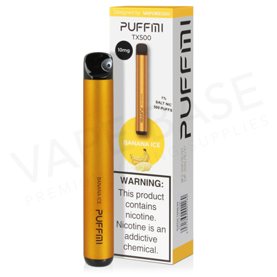 Banana Ice Vaporesso Puffmi TX500 Disposable Vape