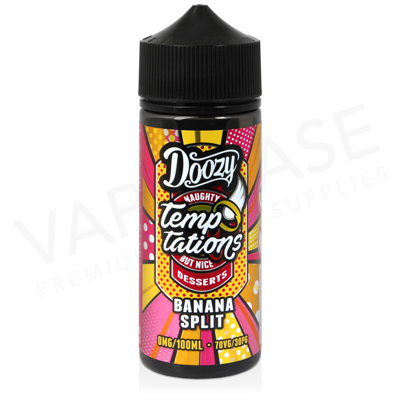 Banana Split E-Liquid by Doozy Temptations 100ml