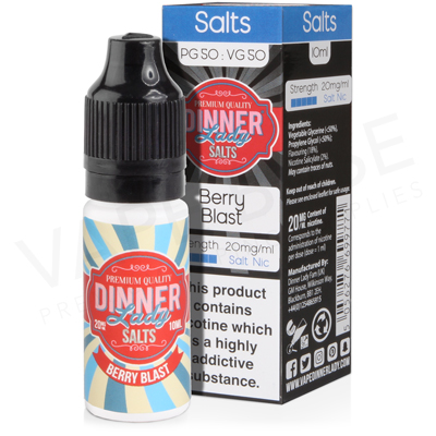 Berry Blast Salt Nicotine E-Liquid by Dinner Lady