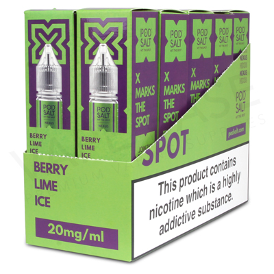 Berry Lime Ice Nic Salt E-Liquid by Pod Salt Nexus