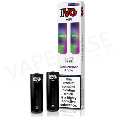 Blackcurrant Apple IVG Air Prefilled Pod