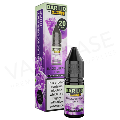 Blackcurrant Juice Nic Salt E-Liquid by Zeus Juice Bar Liq