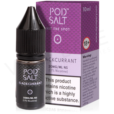 Blackcurrant Nicotine Salt E-Liquid by Pod Salt
