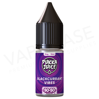 Blackcurrant Vibes E-Liquid by Pukka Juice 50/50