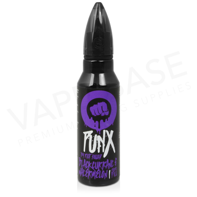 Blackcurrant Watermelon Shortfill E-Liquid by Riot Squad Punx 50ml