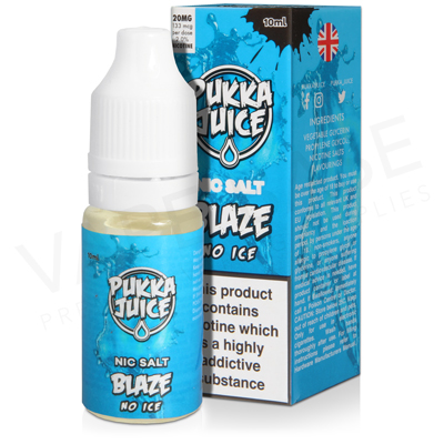 Blaze No Ice Nic Salt E-Liquid by Pukka Juice
