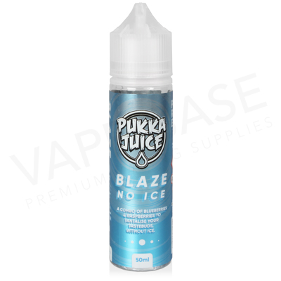 Blaze No Ice Shortfill E-Liquid by Pukka Juice 50ml