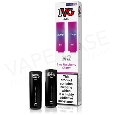 Blue Raspberry Cherry IVG Air Prefilled Pod