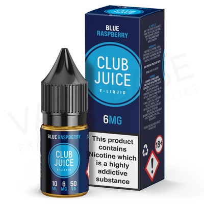 Blue Raspberry E-Liquid by Club Juice 50/50