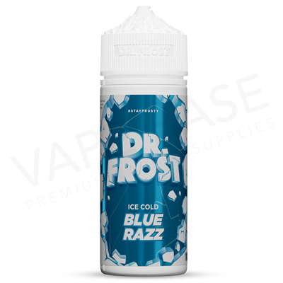 Blue Razz E-Liquid by Dr Frost Polar Ice Shortfills 100ml
