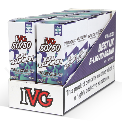Blue Raspberry E-Liquid by IVG 50/50