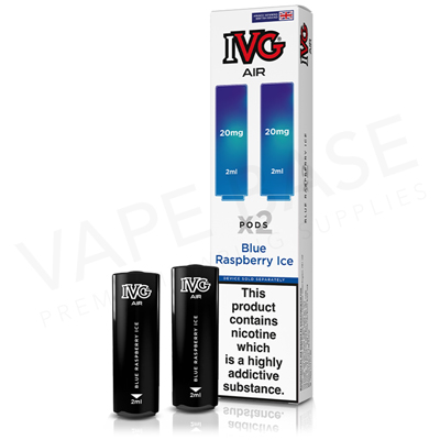 Blue Raspberry Ice IVG Air Prefilled Pod
