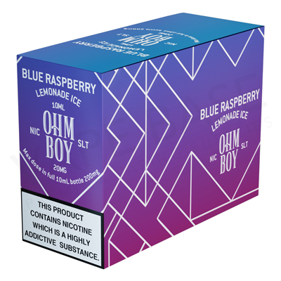Blue Raspberry Lemonade Ice E-Liquid by Ohm Boy SLT