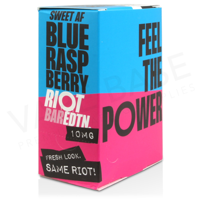Blue Raspberry Nic Salt E-Liquid by Riot Bar Edition