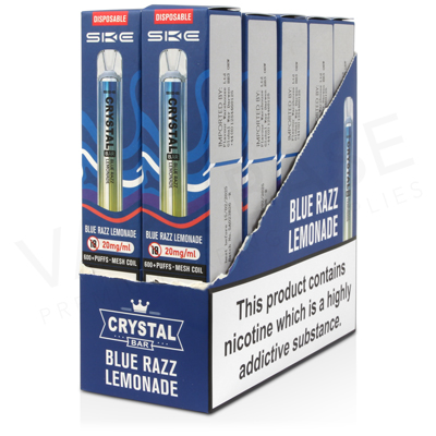 Blue Razz Lemonade Crystal Bar Disposable Vape | Crystal Bar Disposable ...