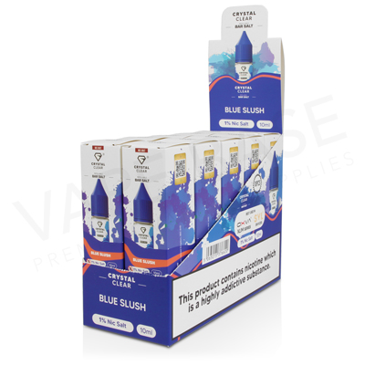 Blue Slush Nic Salt E-Liquid by Crystal Clear