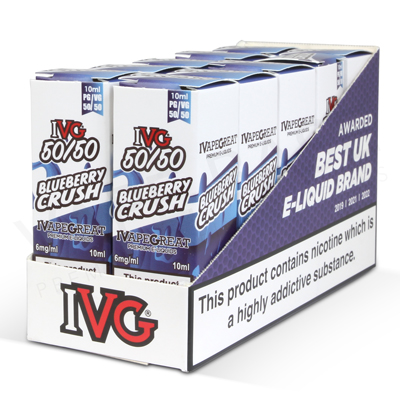 Blueberry Crush E-Liquid by IVG 50/50