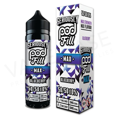 Blueberry E-Liquid by Seriously Pod Fill Max