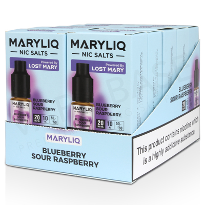 Blueberry Sour Raspberry Nic Salt E-Liquid by Maryliq