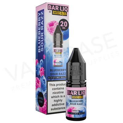Blueberry Sour Razz Nic Salt E-Liquid by Zeus Juice Bar Liq