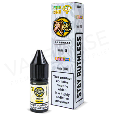 B.nana On Ice Nic Salt E-Liquid by Ruthless Bar Saltz