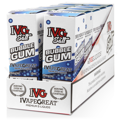 Bubblegum Nic Salt E-Liquid by IVG Salts