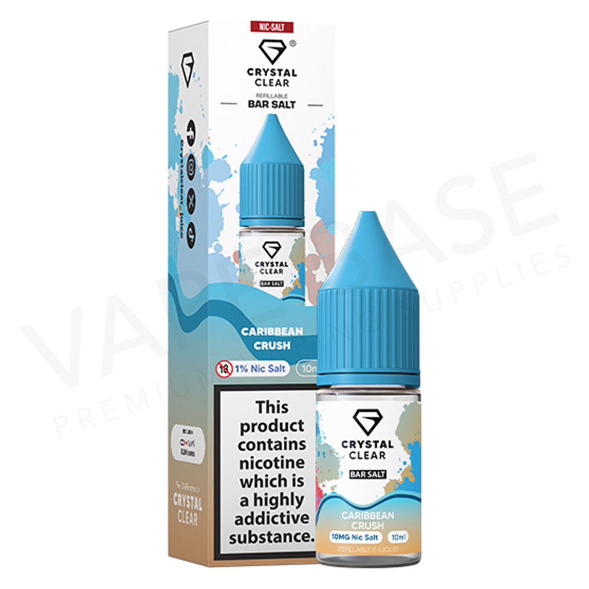 Caribbean Crush Nic Salt E-Liquid by Crystal Clear