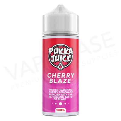 Cherry Blaze Shortfill E-Liquid by Pukka Juice 100ml