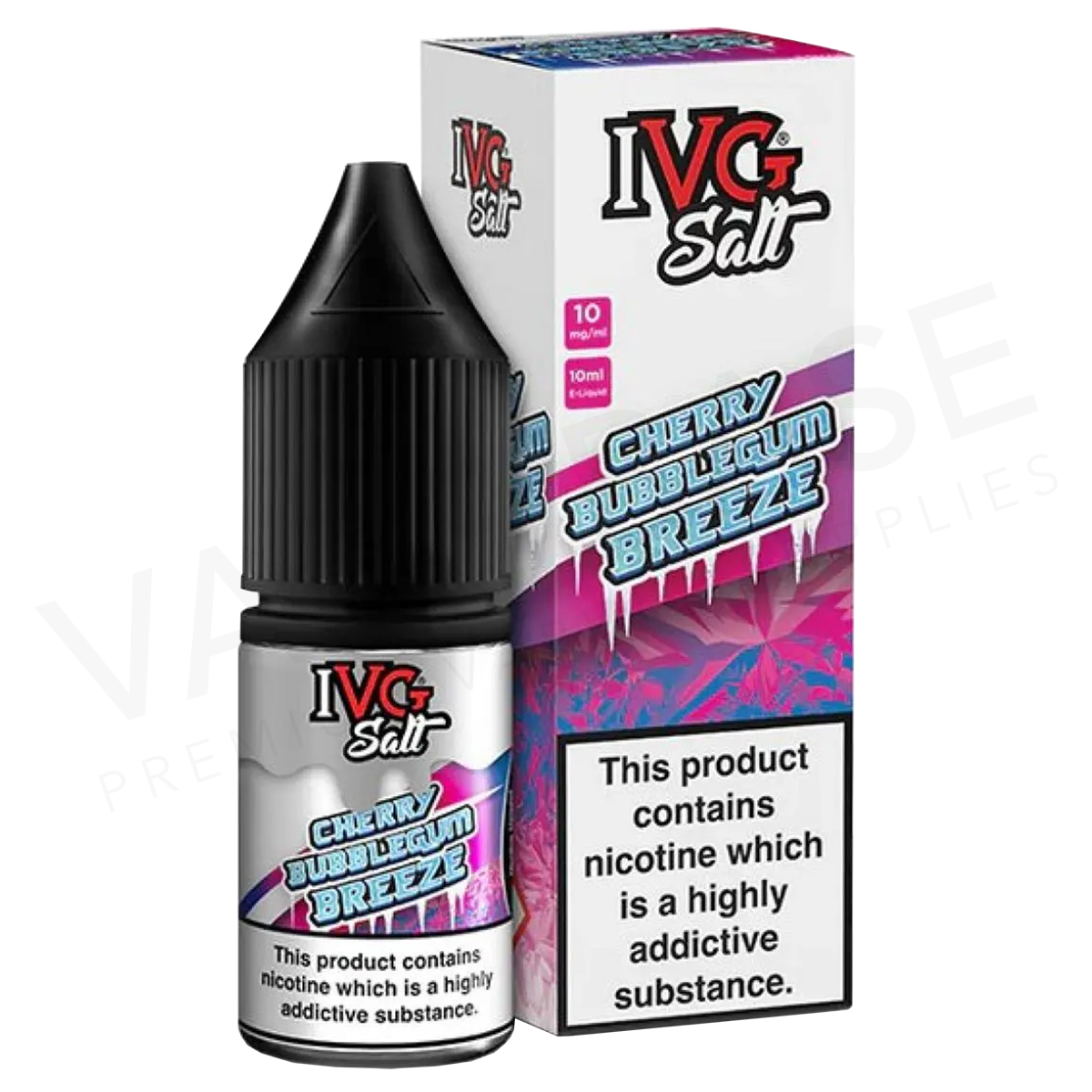 Cherry Bubblegum Breeze Nic Salt ELiquid by IVG Salts IVG Nicotine