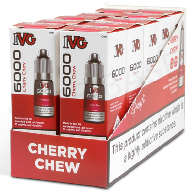 Cherry Chew Nic Salt E-Liquid by IVG 6000 Salts