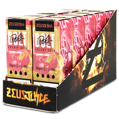 **Discontinued** Cherry Cola Nic Salt E-Liquid by Bolt