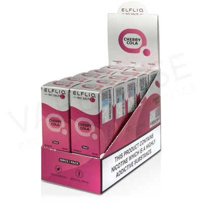 Cherry Cola Nic Salt E-Liquid by Elfliq