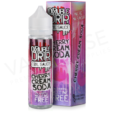 Cherry Cream Soda Shortfill E-liquid by Double Drip Coil Sauce 50ml