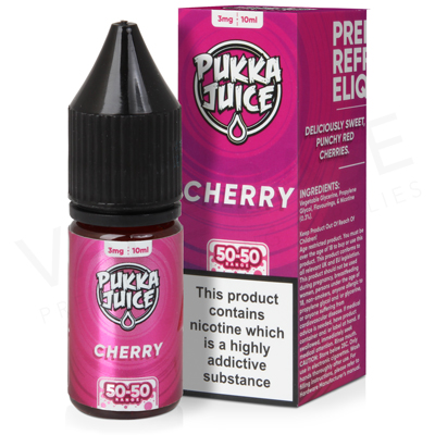 Cherry E-Liquid by Pukka Juice 50/50