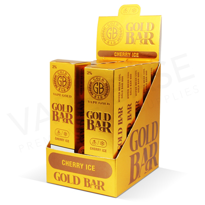 Cherry Ice Gold Bar Disposable Vape 
