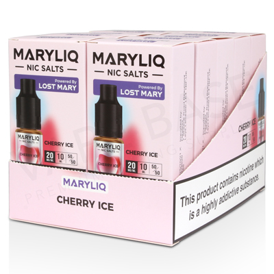Cherry Ice Nic Salt E-Liquid by Maryliq