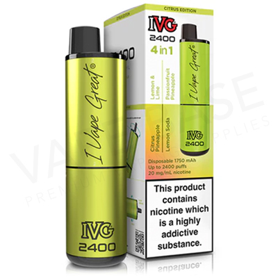 Citrus Edition IVG 2400 Disposable Vape