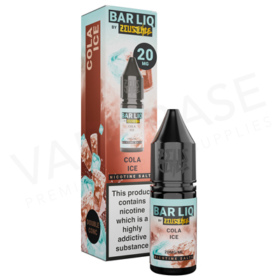 Cola Ice Nic Salt E-Liquid by Zeus Juice Bar Liq