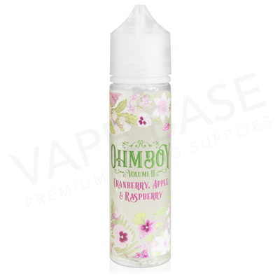 Cranberry, Apple and Raspberry E-Liquid by Ohm Boy Volume II